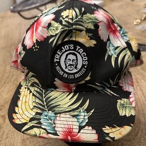 Floral Black Women's Hat